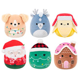 Squishmallows Super Soft Plush Toys 7.5" Holiday Squad 2025 Assortment B (1pc) Ships Assorted